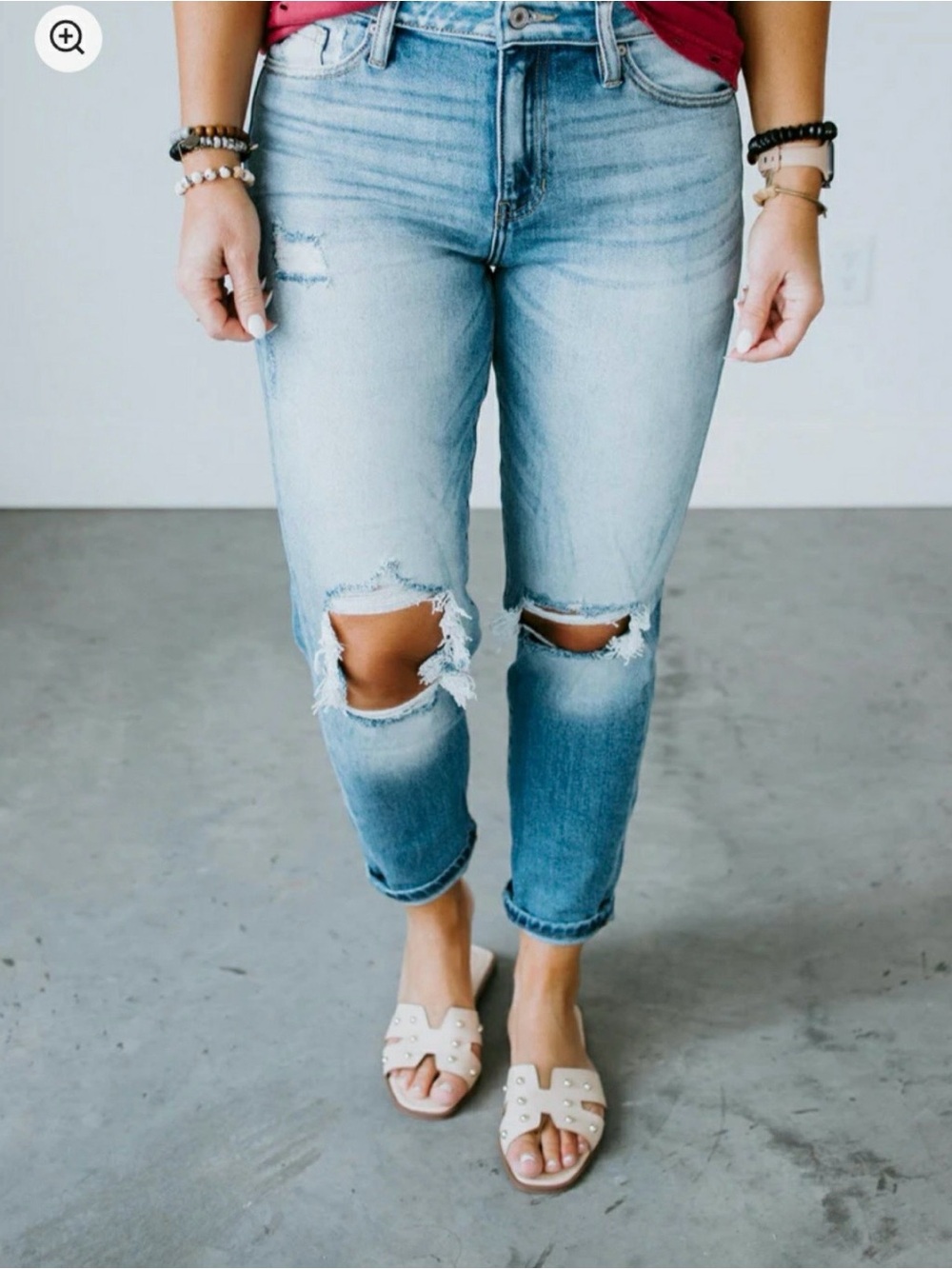 KANCAN HIGH WAIST RELAXED THIGH JEANS